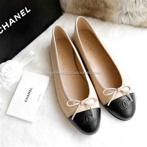 what is the most classic chanel ballerina|Chanel ballet flat review.